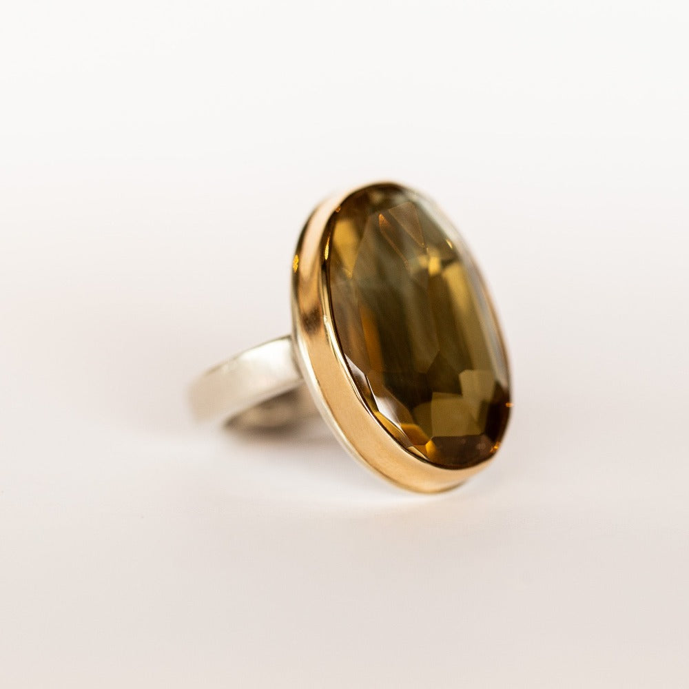 Citrine rising sun gemstone ring – luxe.zen