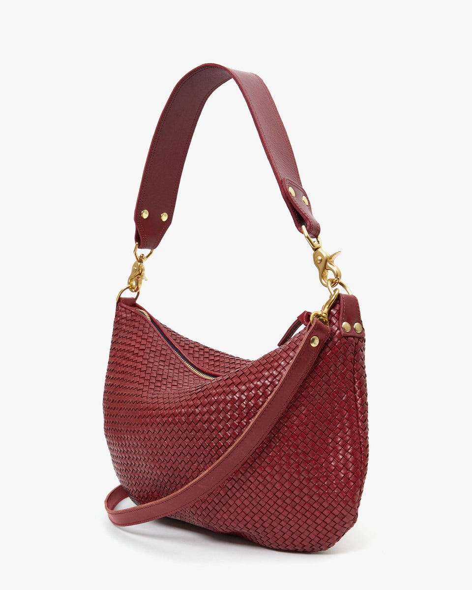 Clare V. Moyen Messenger Bag - Brown Hobos, Handbags - W2421992
