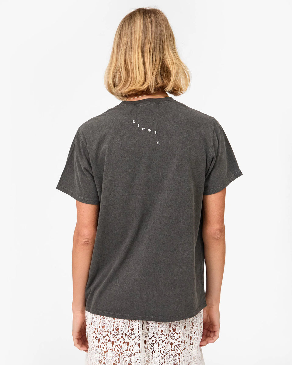 Original Tee, Faded Black with Cream Le Sex Le Drugs Le Rock 'n
