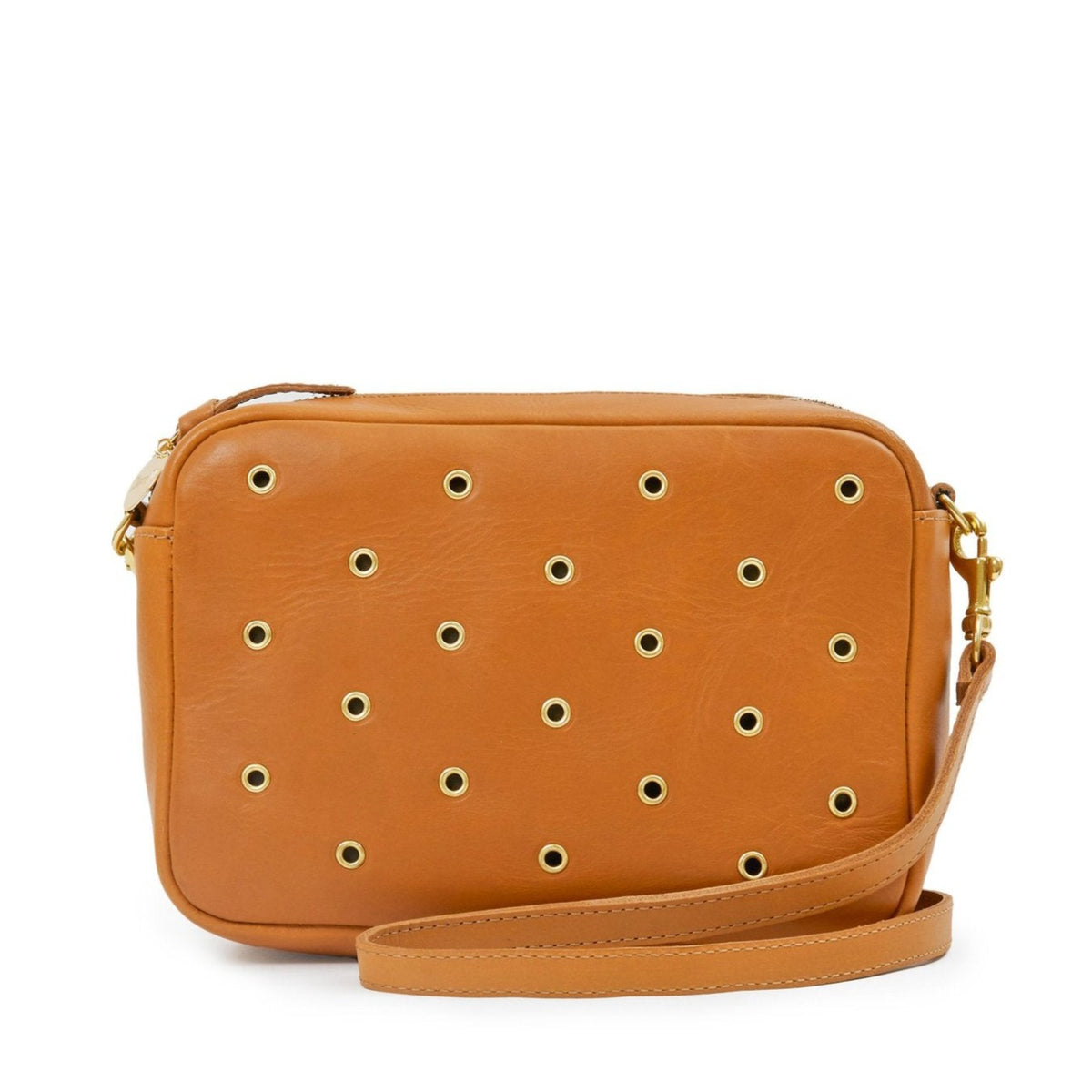 Midi Sac, Cuoio with Grommets