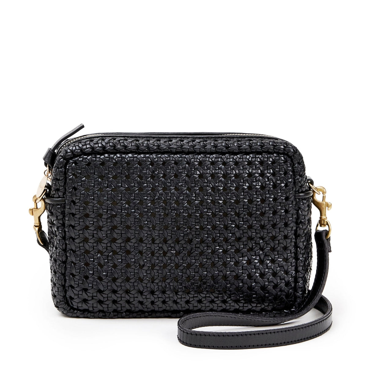 Clare V. Leather Crossbody Bag - Black Crossbody Bags, Handbags