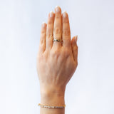 Salt and Pepper Diamond Quintet Ring