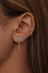 Wwake | Opal Haze Stud Earring (Single)