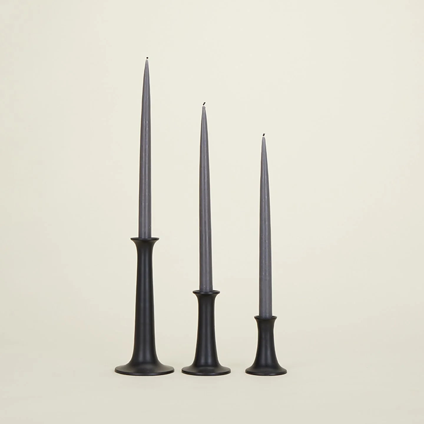 Simple Candle Holder, Small, Black