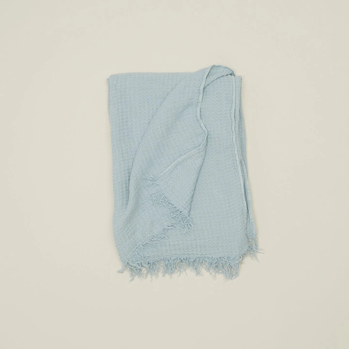 Simple Linen Throw Blanket, Sky