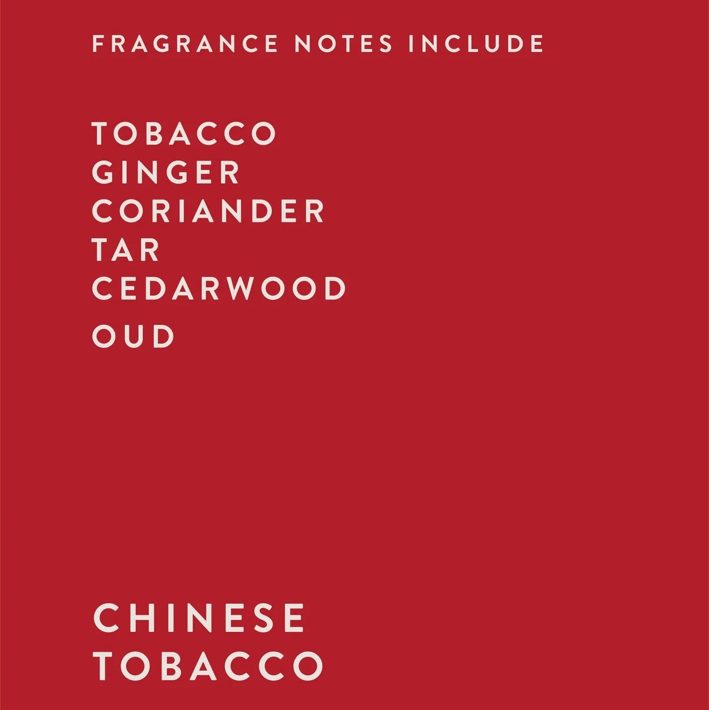 Chinese Tobacco Eau de Parfum