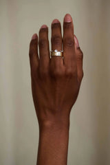 Wwake | Micropavé Diamond Open Slice Band