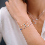 Classic Gigi Eye Bracelet, Bleuet