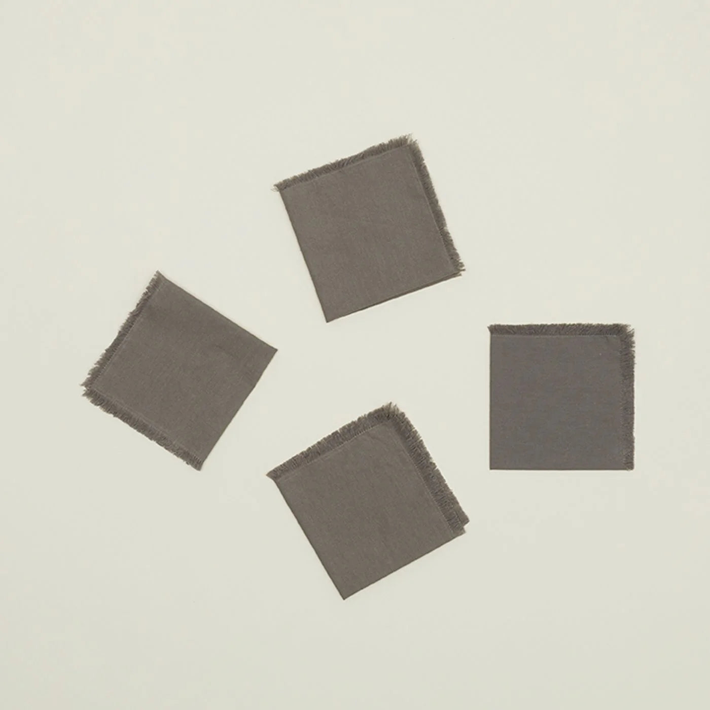Essential Cocktail Napkins, Dark Grey