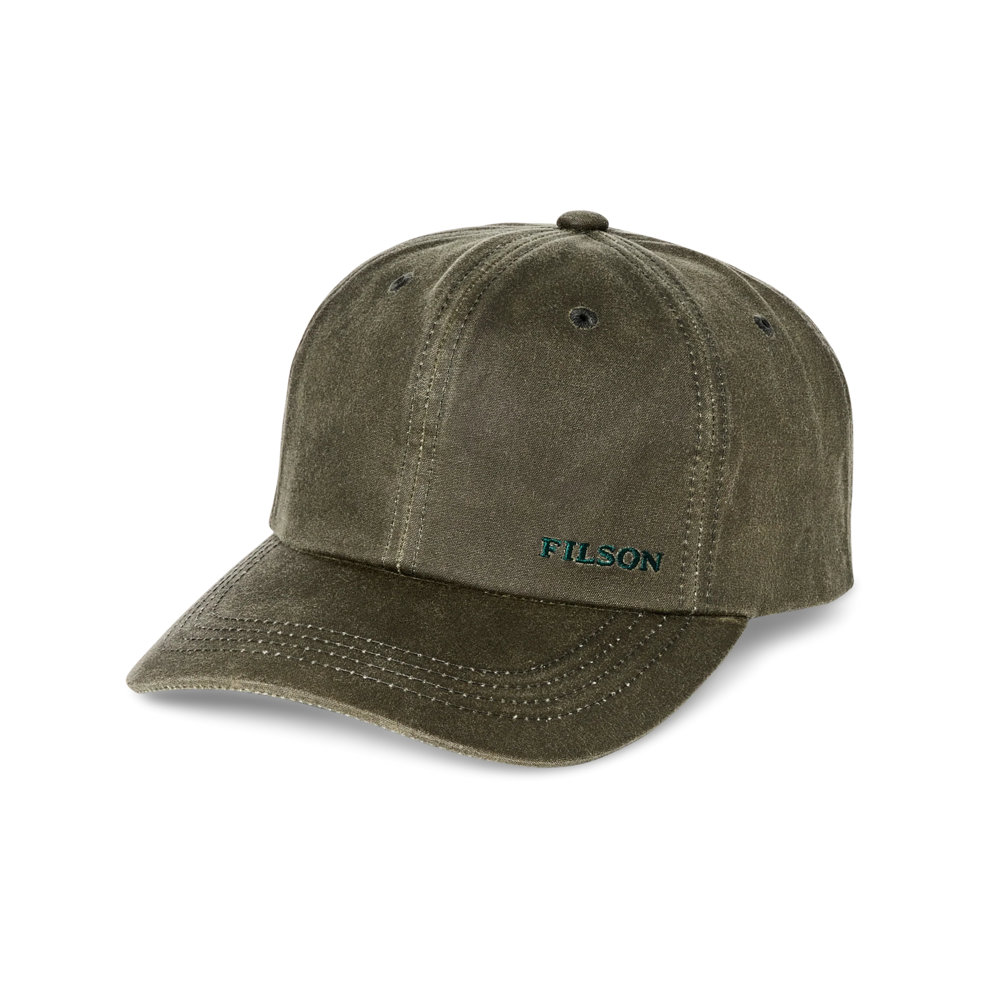 Oil Tin Low-Profile Logger Cap, Otter Green