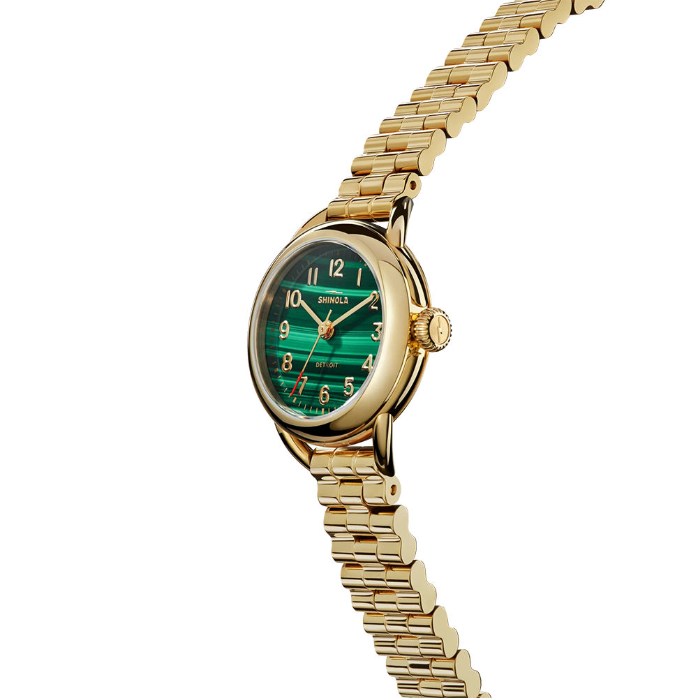 25mm Malachite Runabout Watch