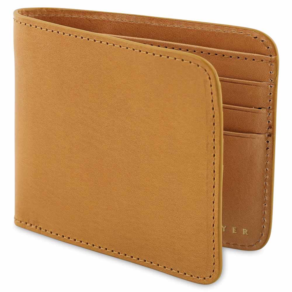Billfold Wallet, Mustard/Natural