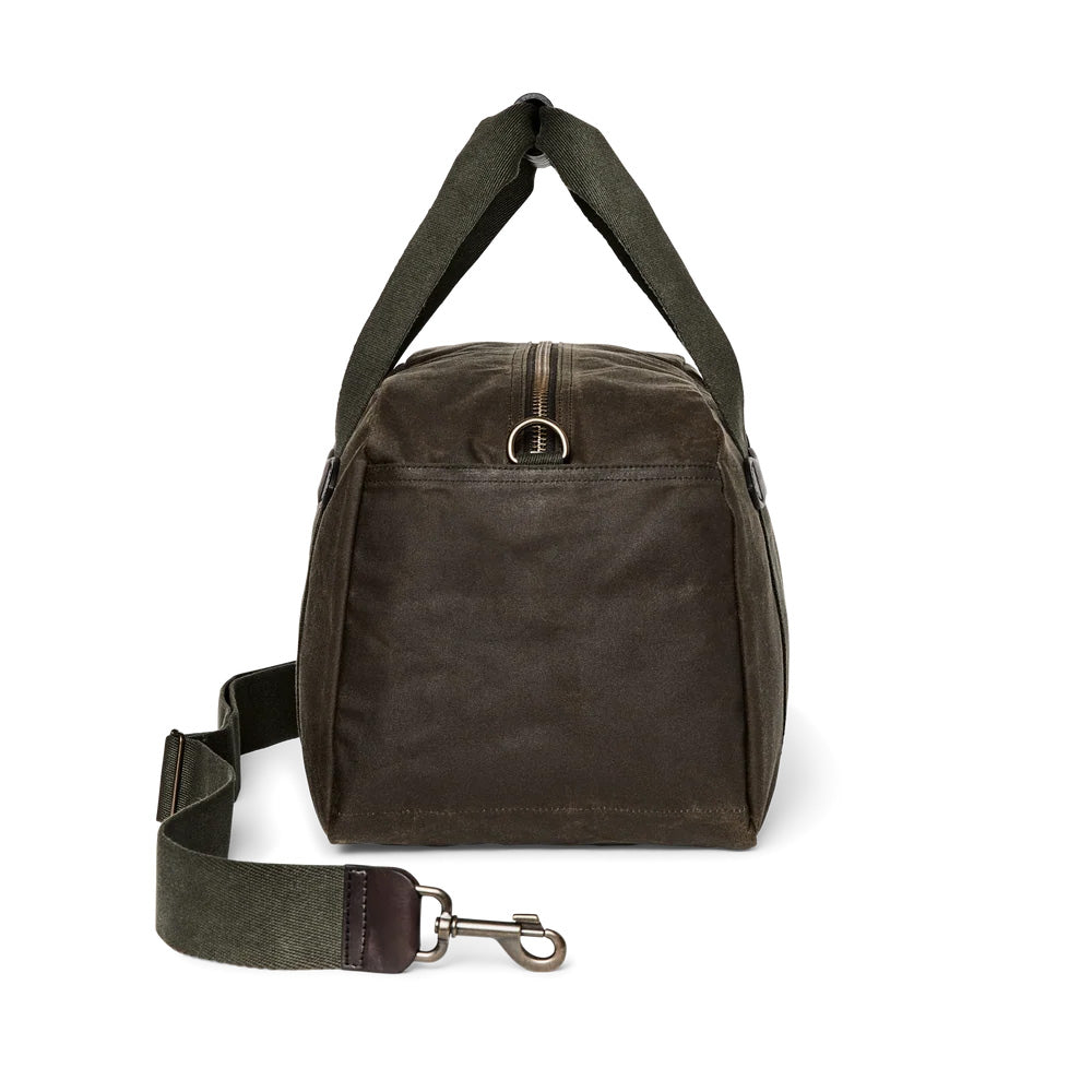 Small Tin Cloth Duffle Bag, Otter Green