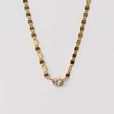 Spark Disc Necklace, Diamond