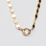 Spark Disc Necklace, Diamond
