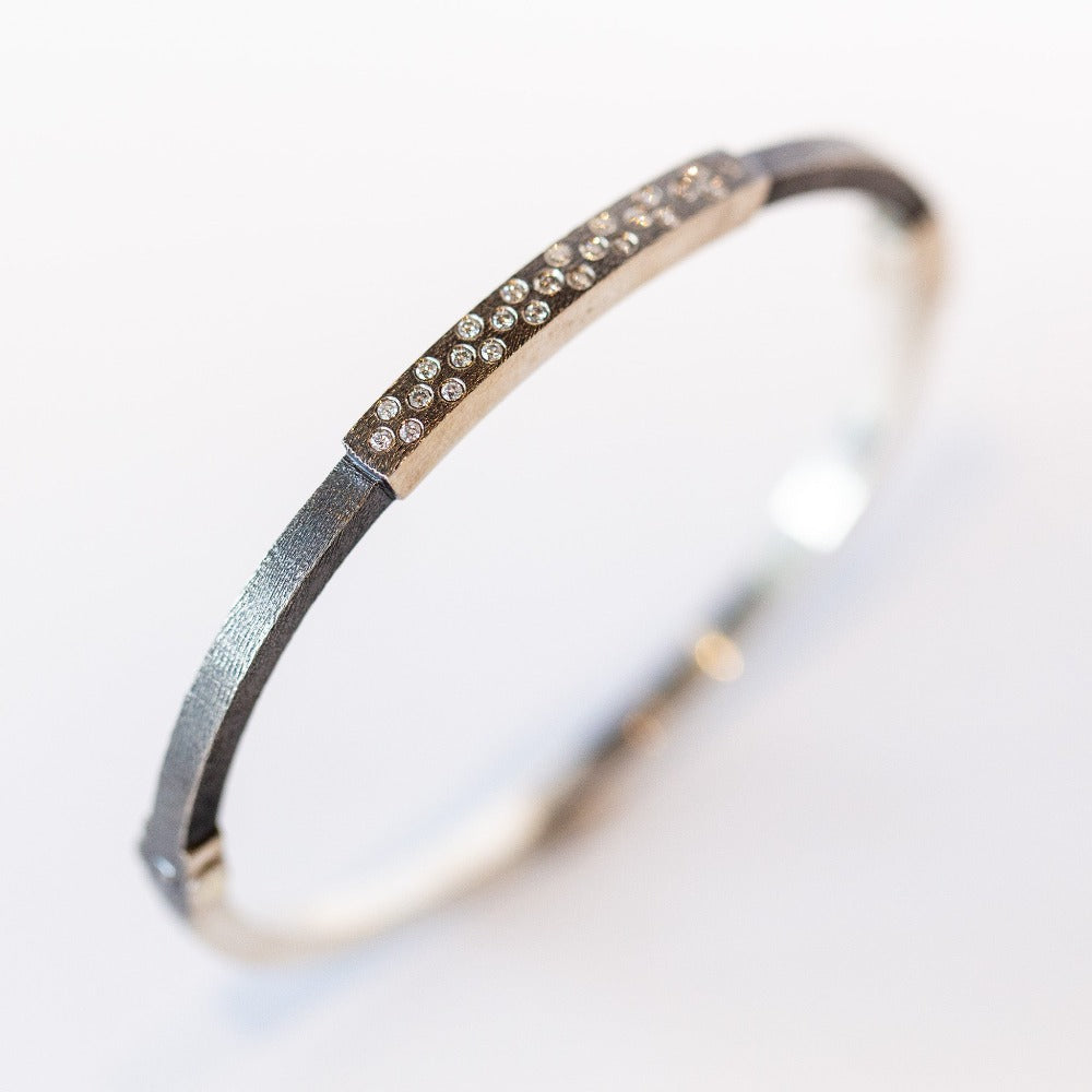 Diana 2.5mm Diamond Bangle