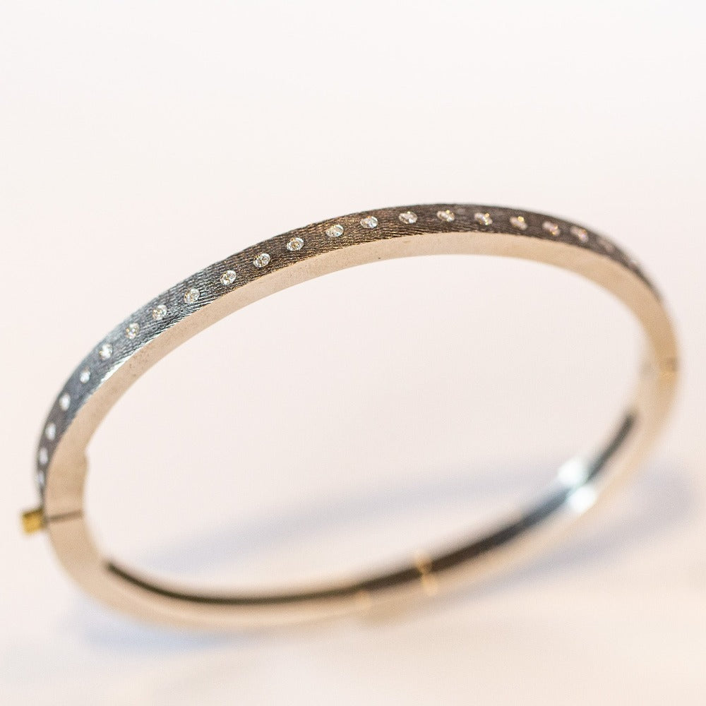 Rene 4mm Diamond Bangle