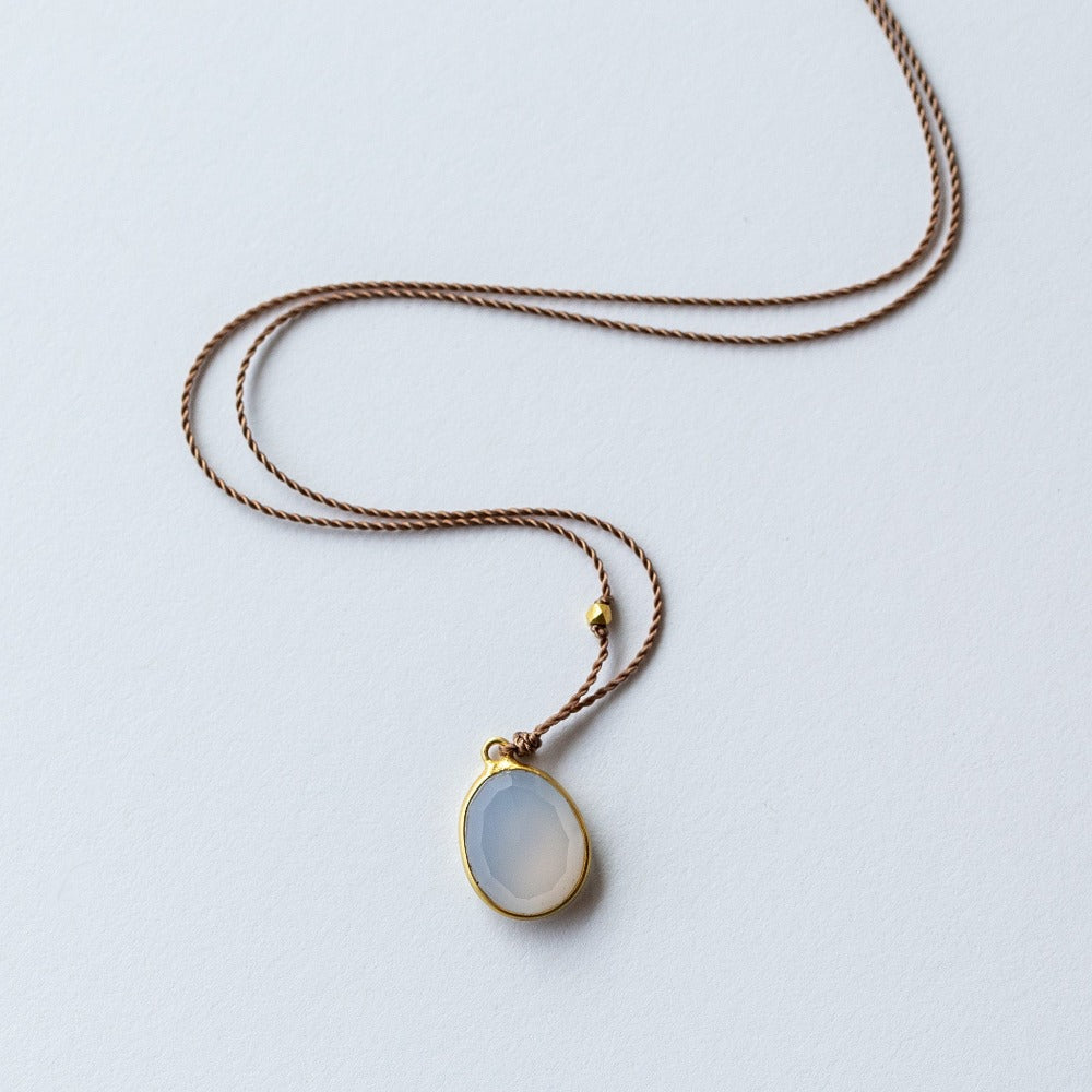 Blue Chalcedony Necklace