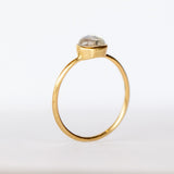 Oval Small Moonstone Cabochon Ring