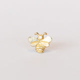 Victoria Cunningham | Bee Stud Earring with Diamond (Single)