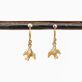 Victoria Cunningham | Bird Drop Earrings with Diamond