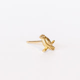 Victoria Cunningham | Bird Perch Stud Earring with Diamond