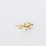 Victoria Cunningham | Branch Stud Earring with Diamonds (Single)