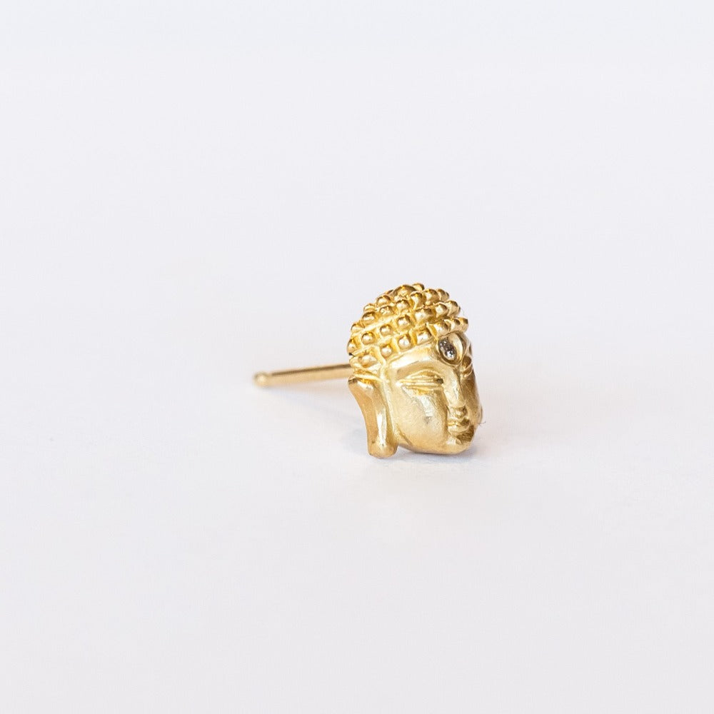 Victoria Cunningham | Buddha Stud Earring (Single)