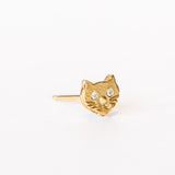 Victoria Cunningham | Cat Stud Earring (Single)