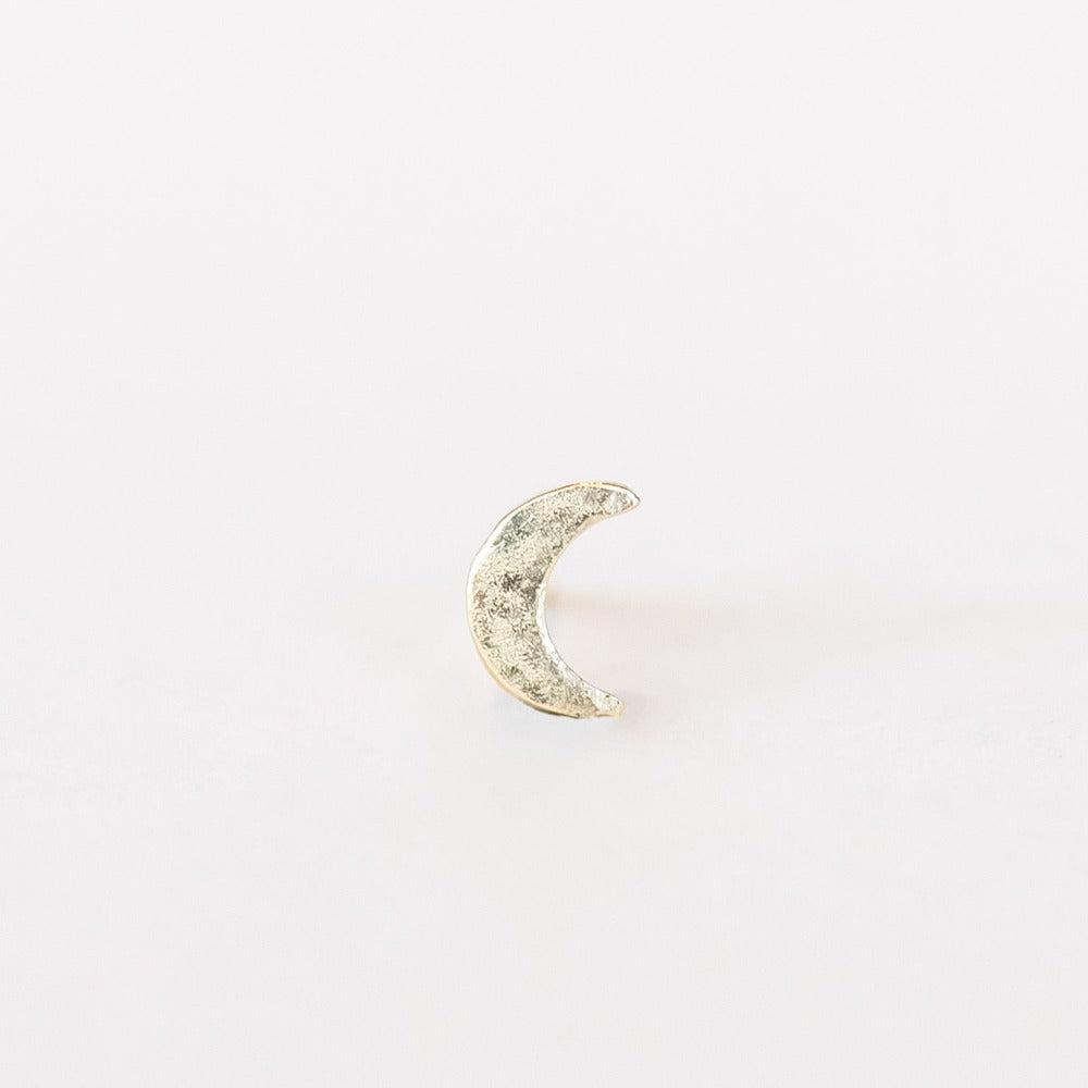 Victoria Cunningham | Moon Stud Earring (Single)