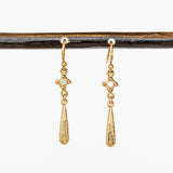 Victoria Cunningham | Diamond Bezel Teardrop Earrings