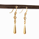 Victoria Cunningham | Diamond Bezel Teardrop Earrings