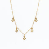 Victoria Cunningham | Diamond Bezel Drop Necklace
