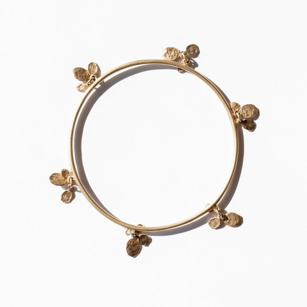 Victoria Cunningham | Golden Flake 6 Loop Bangle