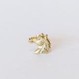 Victoria Cunningham | Horse Stud Earring with Diamond (Single)