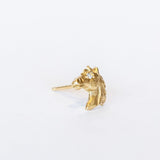 Victoria Cunningham | Horse Stud Earring with Diamond (Single)