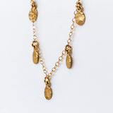 Victoria Cunningham | Small Golden 9 Flakes Necklace
