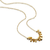Victoria Cunningham | Small Golden Flake Cluster Necklace