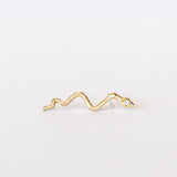 Victoria Cunningham | Snake Stud Earring with Diamond (Single)