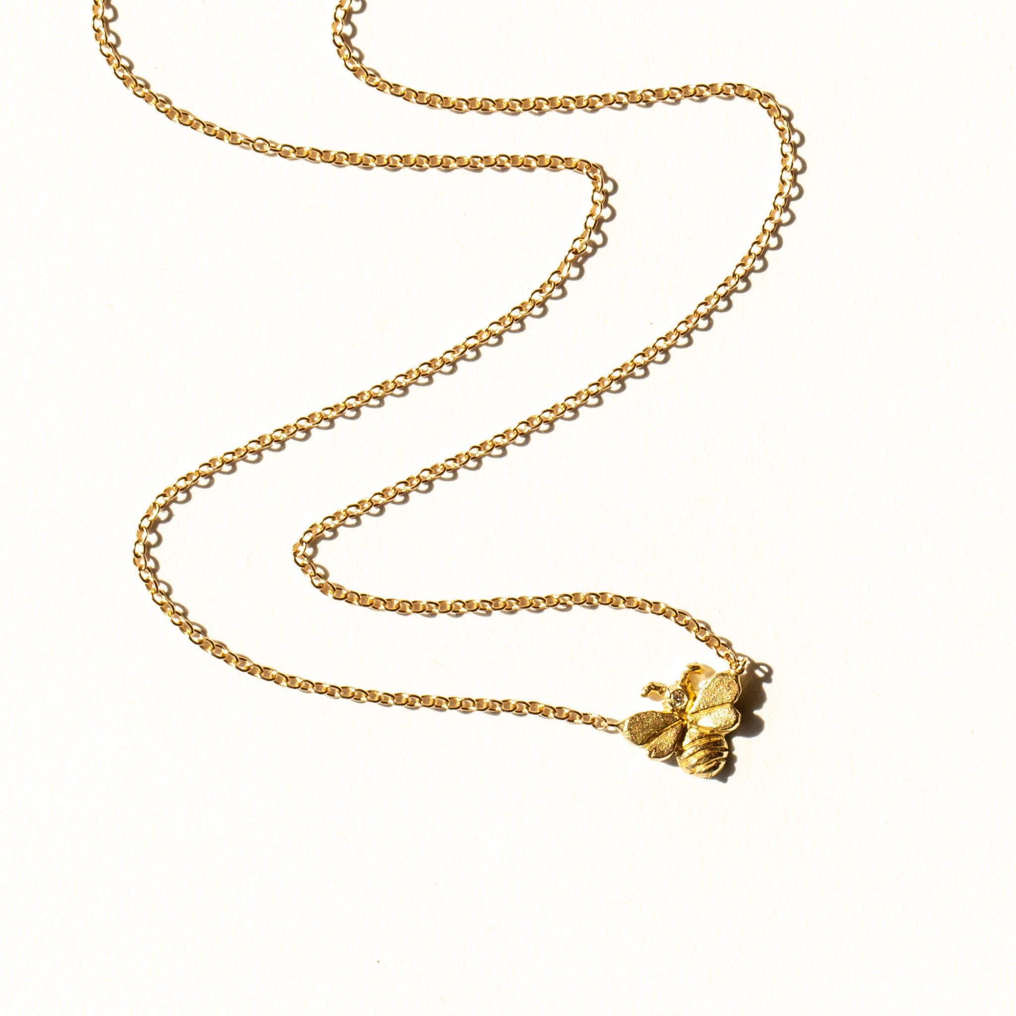 Victoria Cunningham | Tiny Bee Necklace
