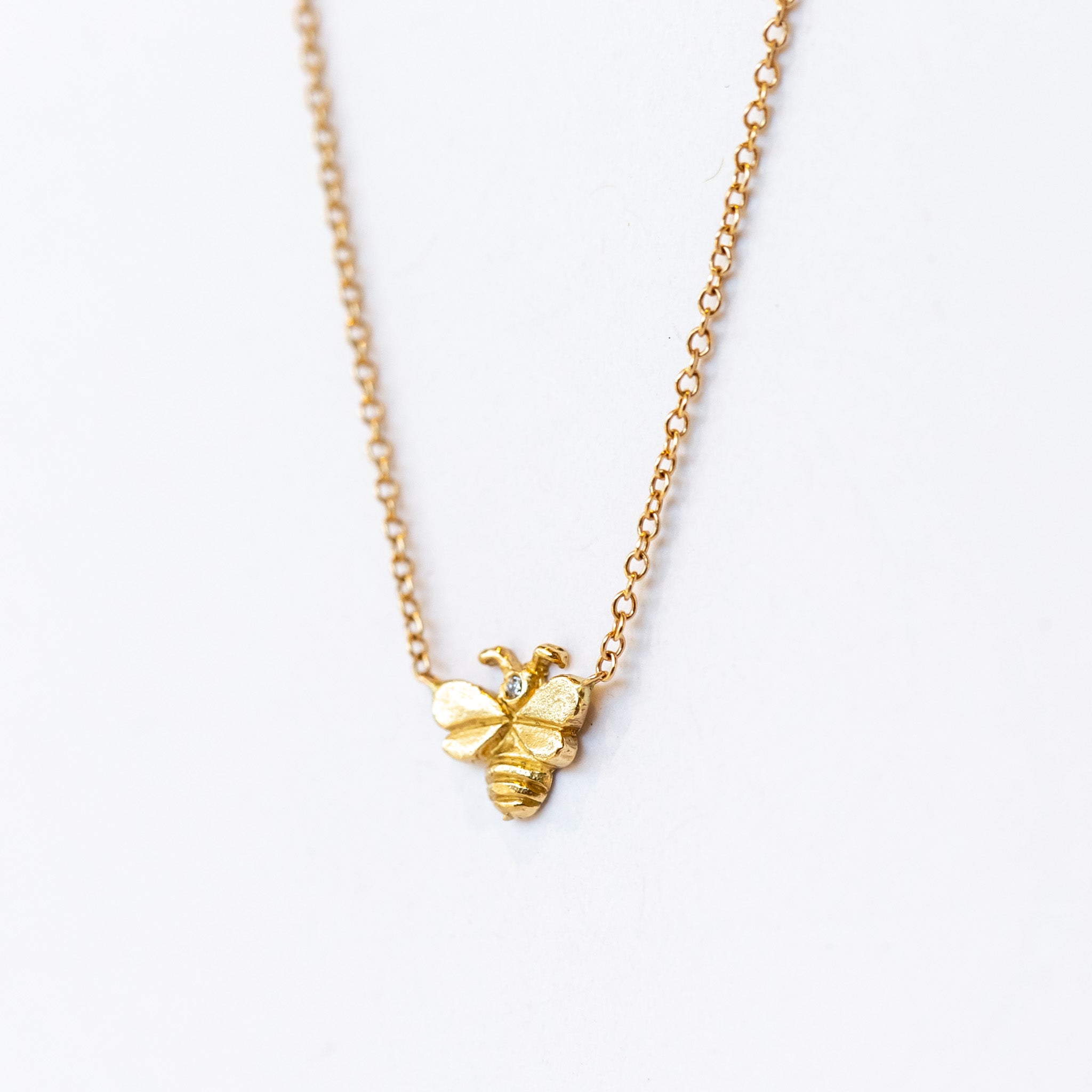 Victoria Cunningham | Tiny Bee Necklace