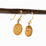 Victoria Cunningham | Tiny Cherry Blossom Drop Earrings
