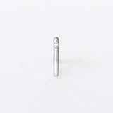 Victoria Cunningham | Tiny Stick Stud Earring with Diamond (Single)