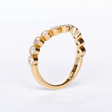 Single Stone | Curved Gabby Contour Band