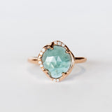 Sirciam | Blue Indicolite Tourmaline Aphenos Ring