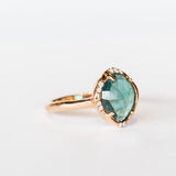 Sirciam | Blue Indicolite Tourmaline Aphenos Ring