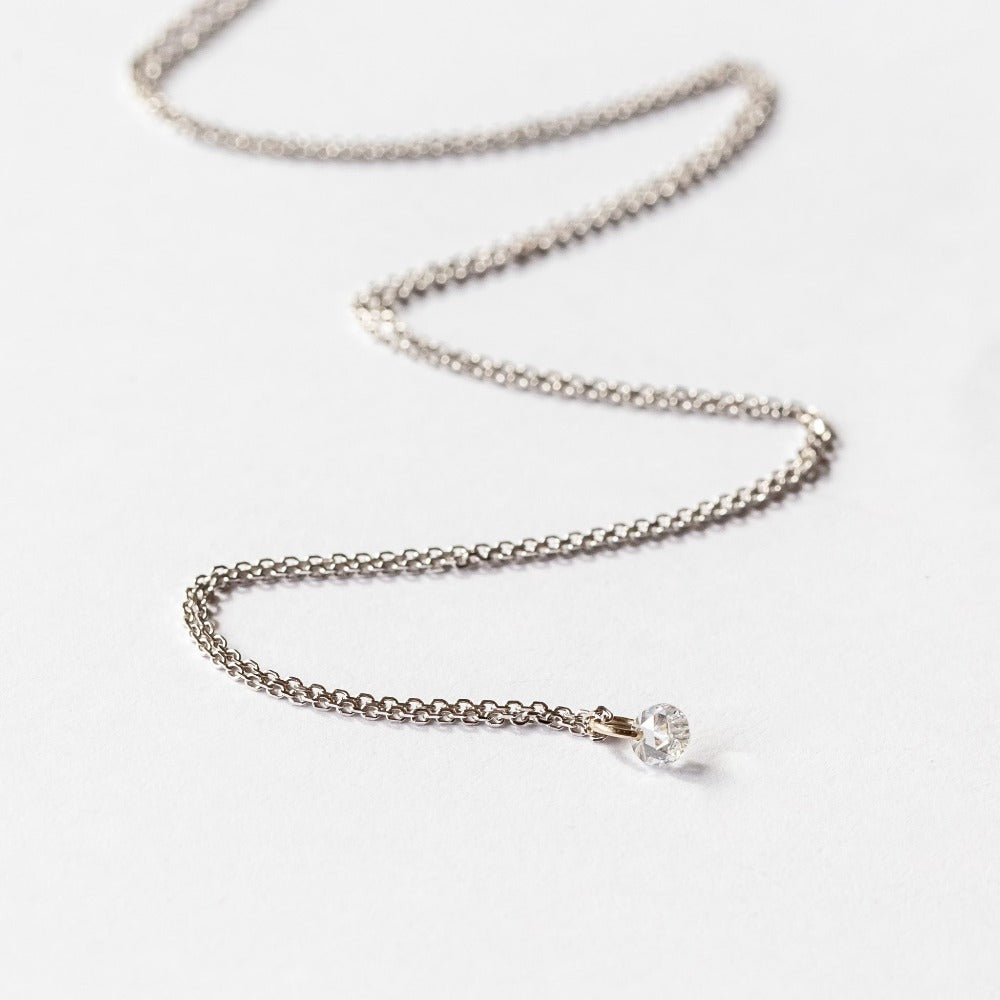Sirciam | Floating Diamond Necklace