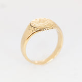 At Sea Pinkie Signet Ring