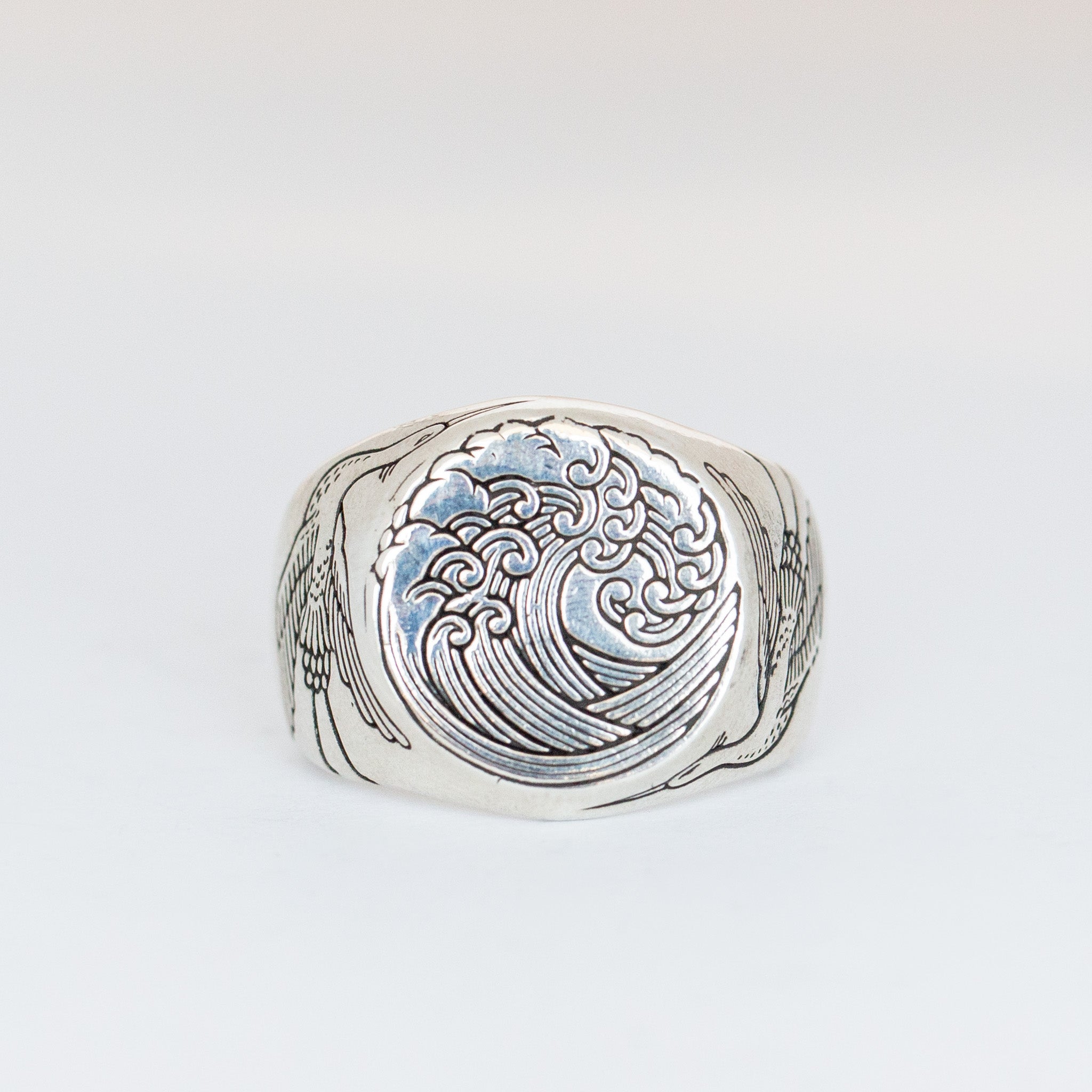 The Great Wave Signet Ring