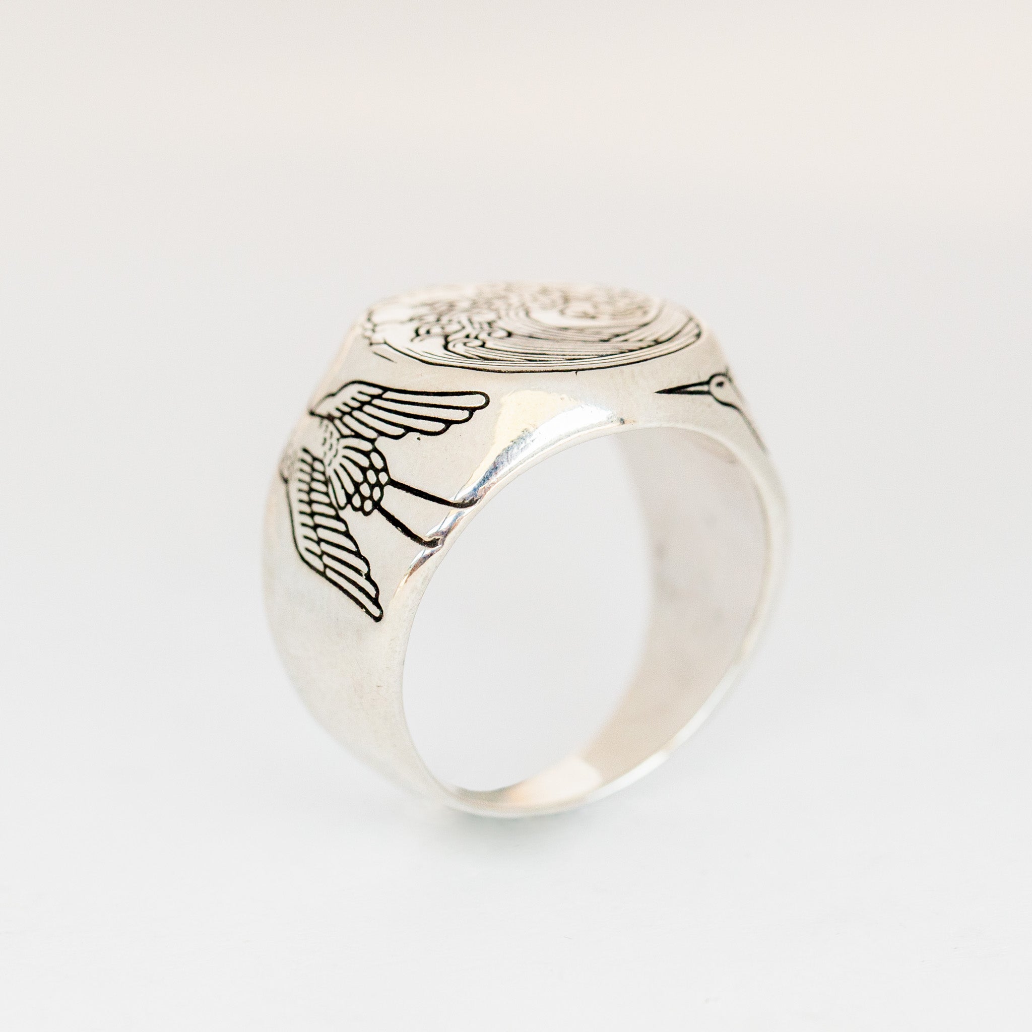 The Great Wave Signet Ring